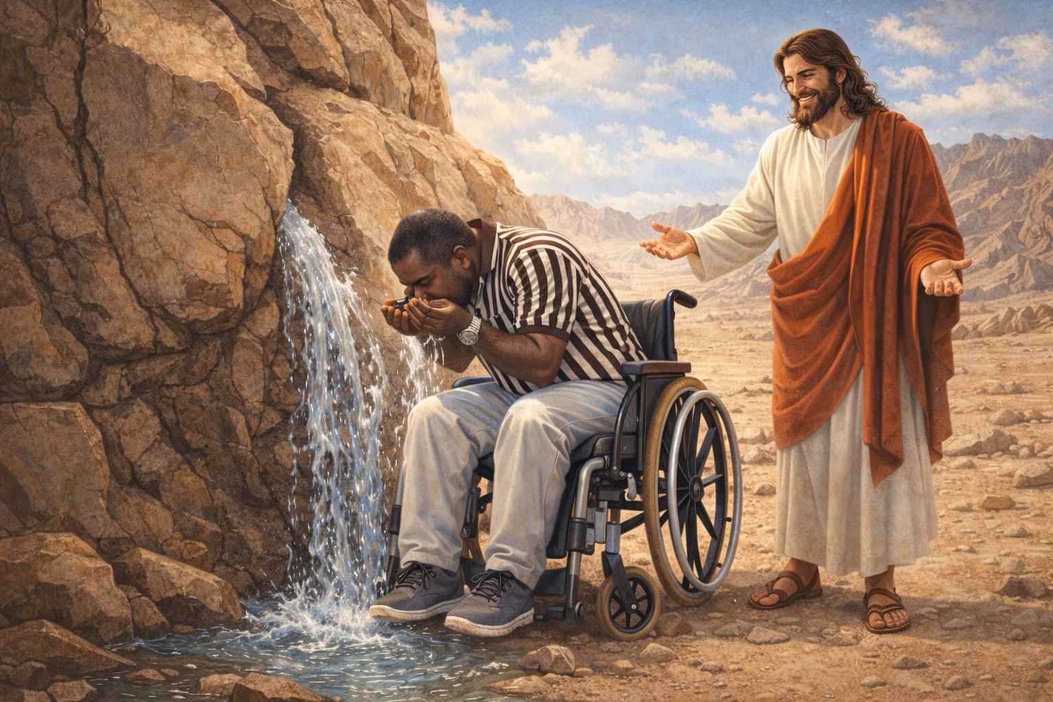 Image du podcast Le désert de l 'eau vive